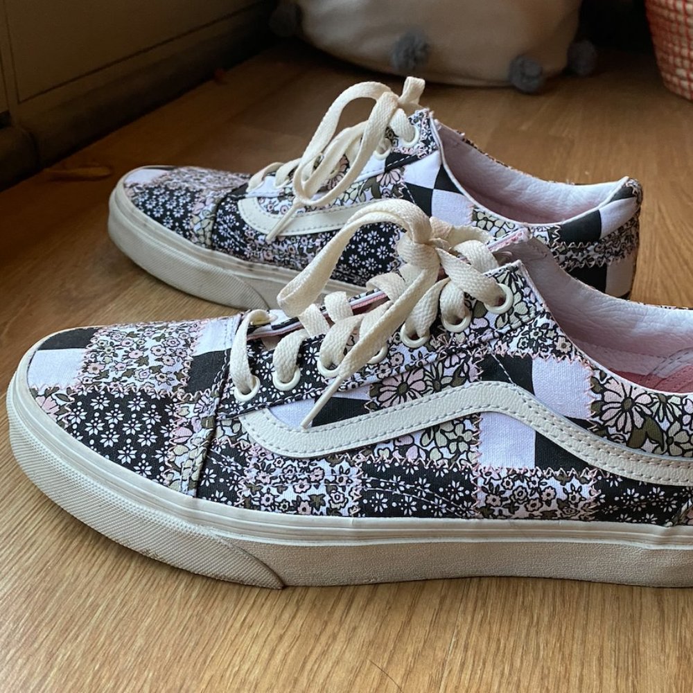 Patchwork Old Skool Vans - image 1